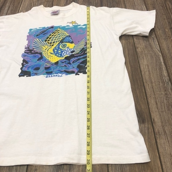 VINTAGE Bahamas Fish Shirt Ocean XXl - Picture 10 of 12